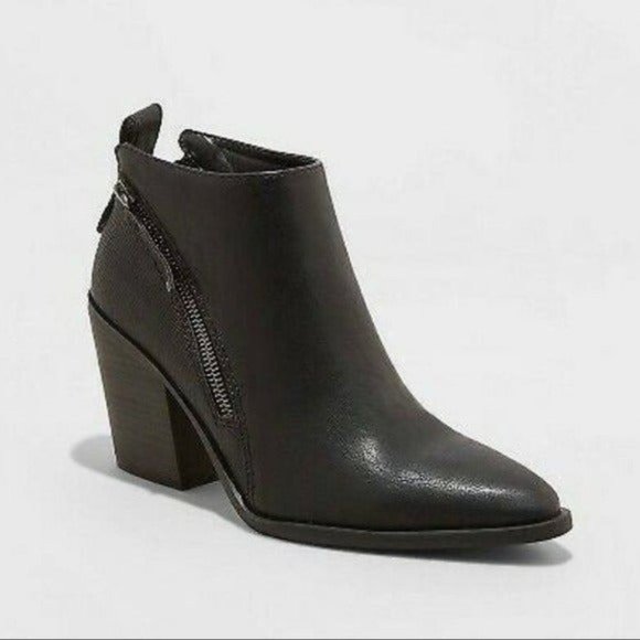 Universal Thread Shoes - Universal Thread Jayden Zip Bootie Black